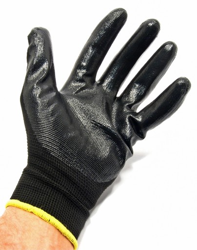 Pracovné nitrilové rukavice tkanina-nitril veľkosť 11 (XXL)
