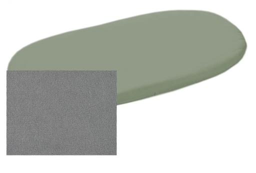 Froté plachta na kočík LUX 35x75 šedá OLKA