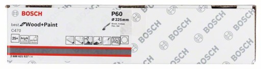 Brúsny papier na suchý zips 225mm GR.60 BOSCH na žirafu