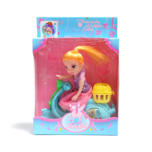 BÁBIKA NA KOLOBEŽKE rôzne prevedenia MINI BÁBIKA 10cm