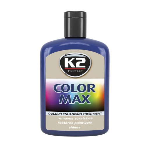 K2 COLOR MAX 200ML MODRÁ FARBICIA VOSK
