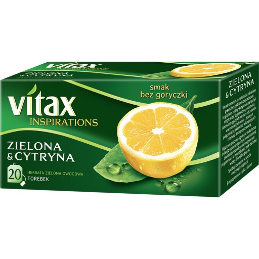 Vitax Inspirations s príchuťou Green Lemon 20 sáčkov