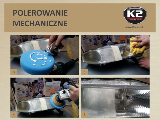 K2 LAMPOVÁ LEKÁRSKA PASTA ODSTRAŇUJE ŠKRABANINY SVETLOMETOV 1486