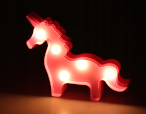 LED svietidlo UNICORN, farby, závesné, stojace, 15 cm