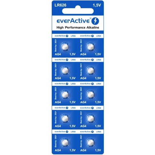 Everactive Batéria AG4 LR626 LR66 177 377A alkalická