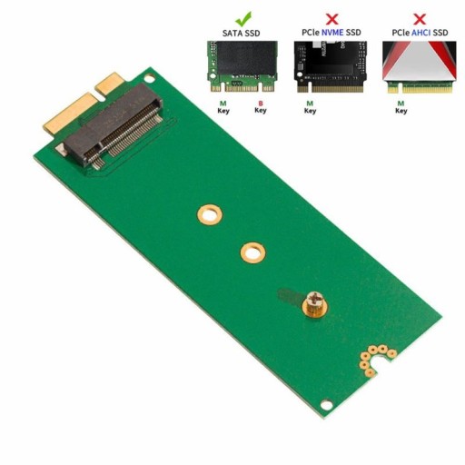 M.2 NGFF SATA adaptér MacBook PRO Retina 2012 2013