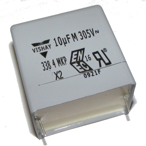 Kondenzátor MKP 10uF 305VAC 20% RM:37,5mm Vishay