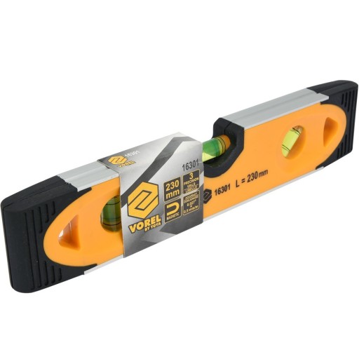 Mini torpédo vodováha 23 cm, 3 magnetické úrovne