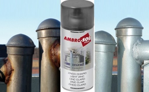 ĽAHKÝ ZINK lak zahustený na opravy, antikor 400ml Ambrosol 1055