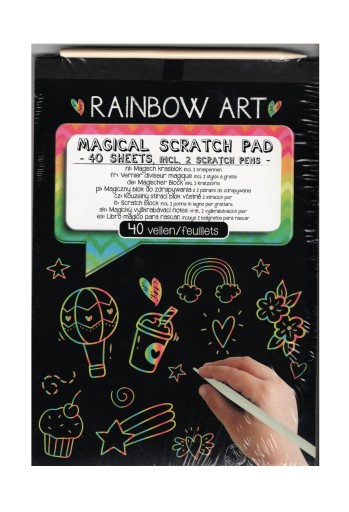 Magický stierací zošit A5
