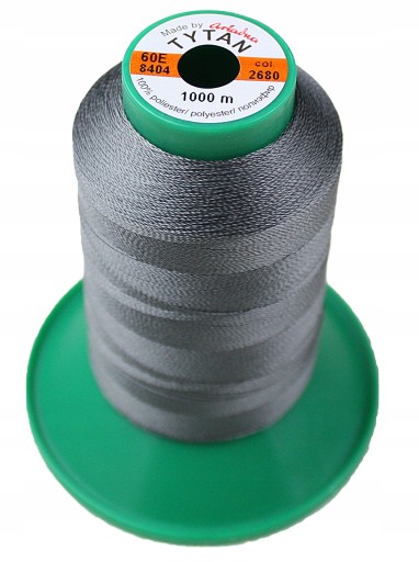 TYTAN THREAD 60E - 1000m farba 2680 jednotiek grafit