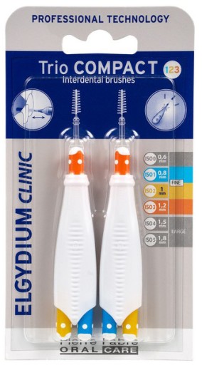 ELGYDIUM TRIO COMPACT 123 MEDZIZUBNÉ ČISTIČE