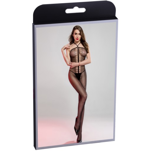 Elegantná bodystocking spodná bielizeň s otvorom v rozkroku
