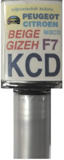 CITROEN PEUGEOT KCD BÉŽOVÁ GIZEH LAKU TUCH-UP