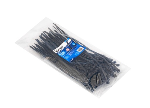Čierne nylonové sťahovacie pásky 150x3,6 mm UV 100s