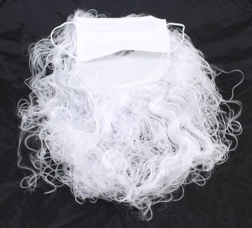 Mikulášska brada Mikulášsky outfit HRUBÝ 45CM veľký HRUBÝ