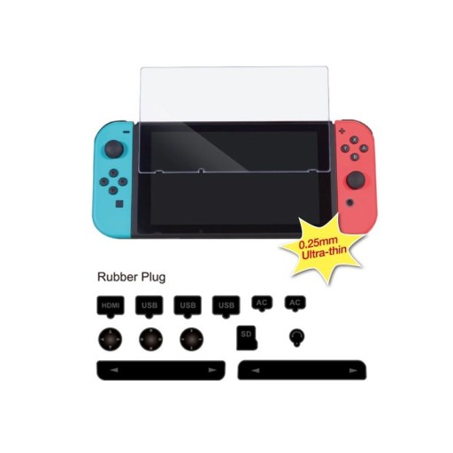 Zástrčky z tvrdeného skla pre porty NINTENDO SWITCH