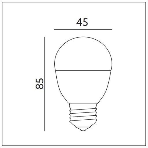 LED žiarovka E27 GUĽA 9W STUDENÁ ZÁRUKA 3 ROKY.