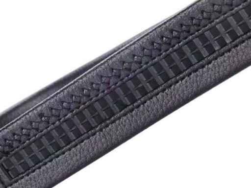 PÁNSKY ČIERNY KOŽENÝ OPASOK k nohaviciam Jeans Clamp 120 cm