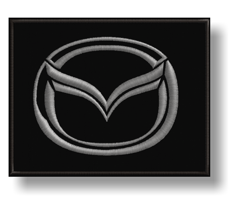 Nažehľovačka Mazda Thermo vyšívaná