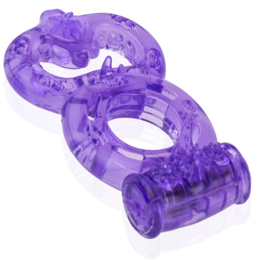 Prsteň na penis a škáry s vibrátorom