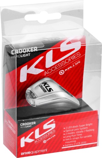 KELLYS CROOKER SILVER BIKE PREDNÁ LAMPA