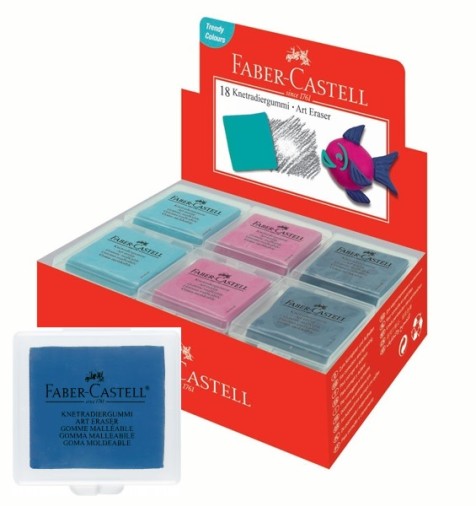 FABER-CASTELL GUMA NA CHLIEB V PÚZRI NA MIX