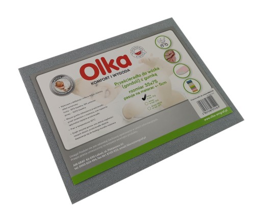 Plachta na kočík OLKA FROTTE 35x75 šedá
