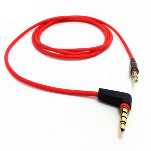 Uhlový mini jack 3,5 mm AUX kábel 1M