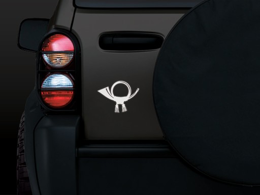 NÁLEP NA AUTO - SIGNÁLNY SIGNÁL, Klaksón, STRIEBORNÝ REFLEKTOR