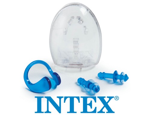 SADA ŠTÍTOK DO UŠIA, PUCK NA NOSNÍK INTEX + Púzdro