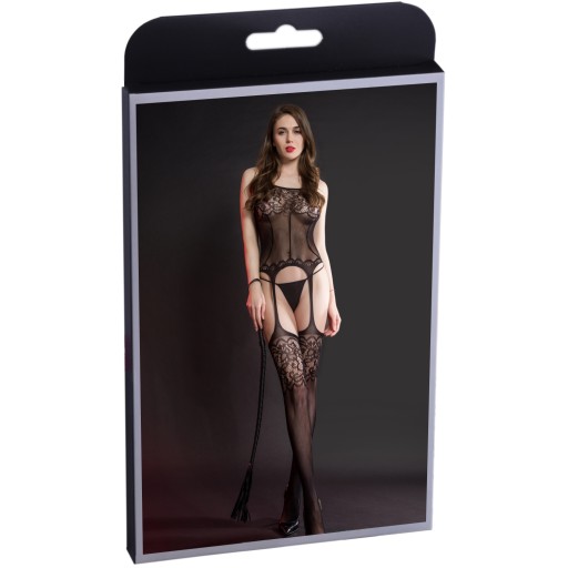 Erotické body, bodystocking s S/L pančuchami