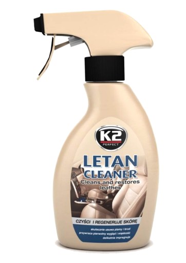 K2 LETAN CLEANER 250ml ČISTÍ A REGENERUJE POKOŽKU