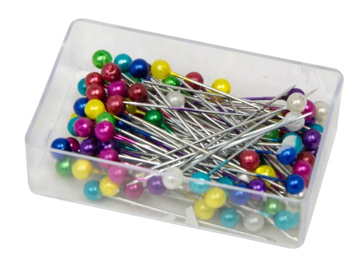 PINS, farebná nerezová krabička so 100 PINS