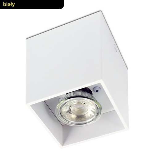 Stropná LAMPA, prisadená TUBE K371 WHITE