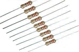 100R rezistorový rezistor 100R 0,25W 100Ohm 1/4W x100ks