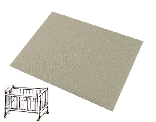 Froté prestieradlo kolíska 40x90 krémová OLKA