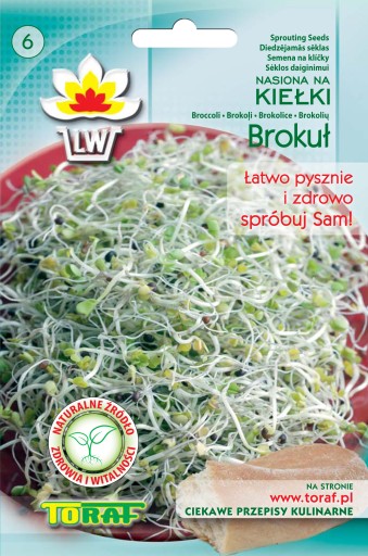 BROKOLÍCOVÉ semienka na klíčky 10g BIONASIONA klíčk