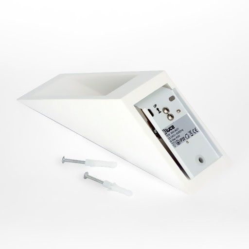 Sadrové nástenné svietidlo pre LED G9 PLASTER 6