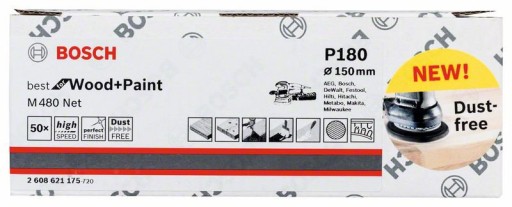 Brúsna sieťka na suchý zips 150mm GR.180 BOSCH