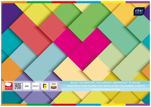 FAREBNÝ TECHNICKÝ BLOK A4 10 listov INTERPRINT