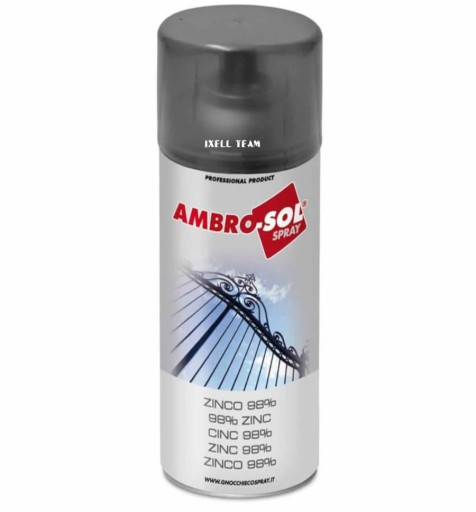 ĽAHKÝ ZINK lak zahustený na opravy, antikor 400ml Ambrosol 1055