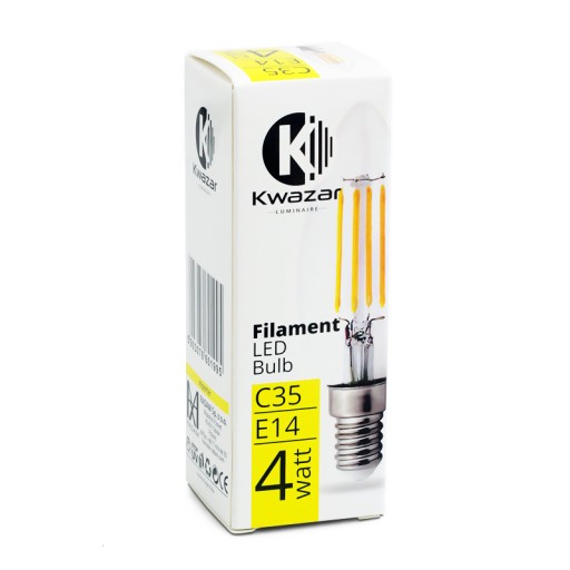 LED žiarovka E14 Filament 4W Edison C35 CANDLE