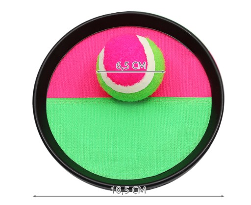Arkádová hra Pádla na suchý zips + plážová lopta CATCH BALL, vrhacie chyty
