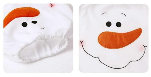Vianočný kúpeľňový set s WC krytom Snowman