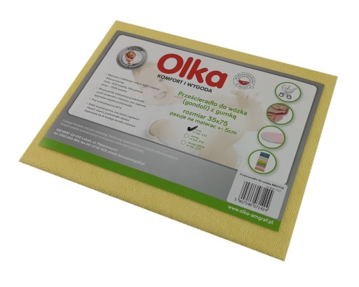 OLKA UNIVERSAL poťah na prebaľovací pult FROTÉ žltý