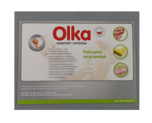 OLKA UNIVERSAL poťah na FROTÉ prebaľovací pult, sz