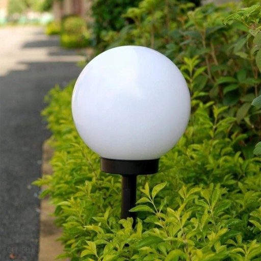 ZÁHRADNÁ SOLARNÁ LAMPA biela LED solárna GUĽA 10