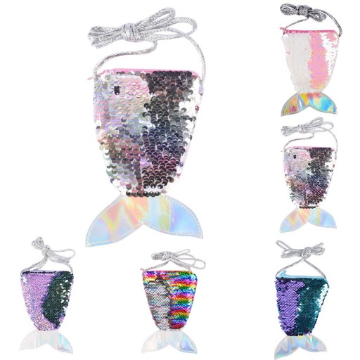 DETSKÁ peňaženka MORSKÉ VÍLY, taška MAGIC SEQUINS