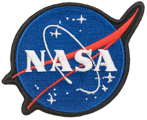Nášivka výšivka NASA COSMOS, nažehľovačka, VELCRO, 10 cm